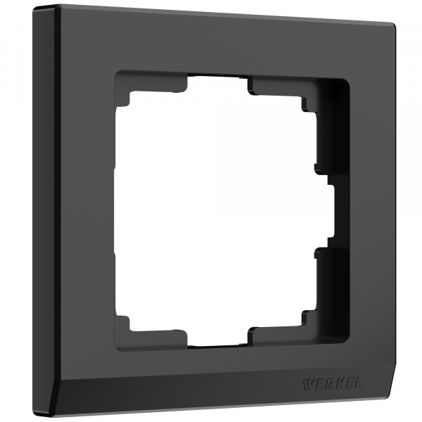 Рамка на 1 пост Werkel WL04-Frame-01 Stark (черный) - купить в Омске