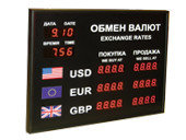 Офисные табло валют 4 разряда - купить в Омске